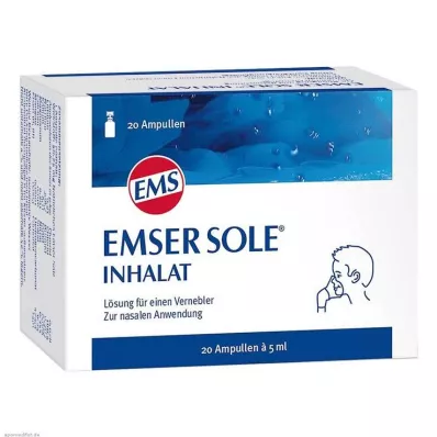 EMSER Sālījuma inhalācijas šķīdums smidzinātājam, 20 gab