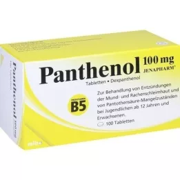 PANTHENOL 100 mg Jenapharm tabletes, 100 gab