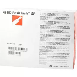 BD POSIFLUSH SP Skalošanas sistēmas iepriekš uzpildītas šļirces, 30X10 ml