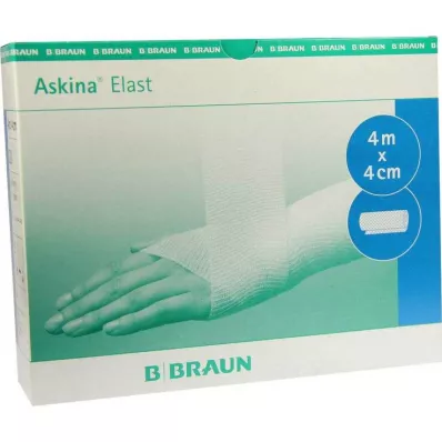 ASKINA Elastīgs pārsējs 4 cmx4 m vaļējs, 20 gab ASKINA Elastīgs pārsējs 4 cmx4 m vaļējs, 20 gab