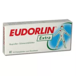 EUDORLIN papildu Ibuprofēna pretsāpju tabletes, 10 gab