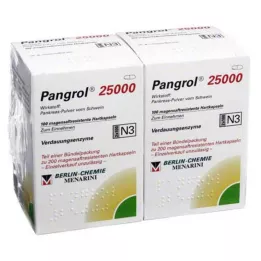 PANGROL 25 000 cieto kapsulu ar zarnu apvalku, 200 gab