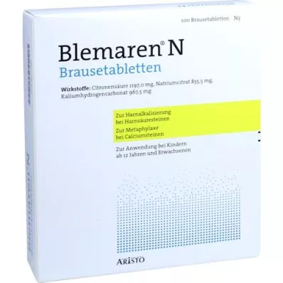 BLEMAREN N Efektīvās tabletes, 100 kapsulas
