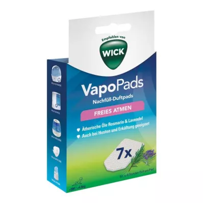 WICK VapoPads 7 rozmarīna lavandas spilventiņi WBR7, 1 P