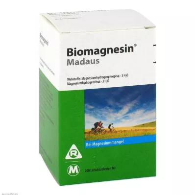 BIOMAGNESIN Madaus pastilas, 200 gab BIOMAGNESIN Madaus pastilas, 200 gab