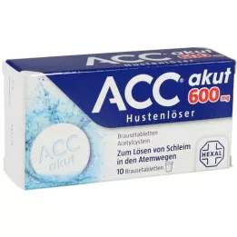 ACC Acute 600 putojošas tabletes, 10 gab