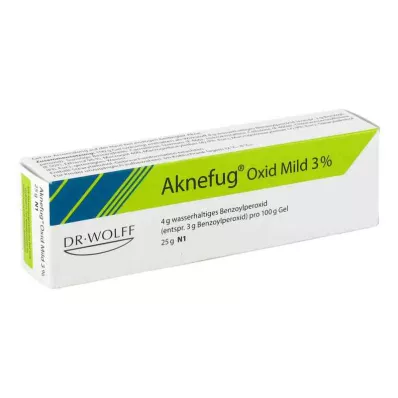 AKNEFUG Oksīda vieglais 3 % gēls, 25 g AKNEFUG Oksīda vieglais 3 % gēls, 25 g