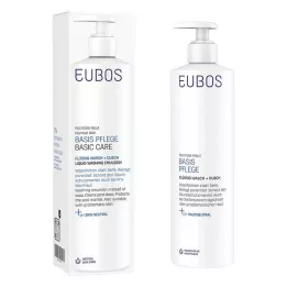 EUBOS FLÜSSIG zils, bez smaržas, ar dozatoru, 400 ml