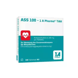 ASS 100-1A Pharma TAH Tabletes, 100 gab