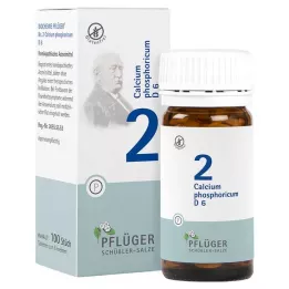 BIOCHEMIE Pflüger 2 Calcium phosphoricum D 6 tabletes, 100 gab