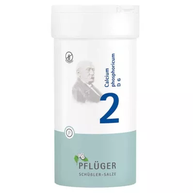 BIOCHEMIE Pflüger 2 Calcium phosphoricum D 6 tabletes, 400 gab BIOCHEMIE Pflüger 2 Calcium phosphoricum D 6 tabletes, 400 gab
