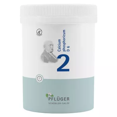 BIOCHEMIE Pflüger 2 Calcium phosphoricum D 6 tabletes, 1000 gab BIOCHEMIE Pflüger 2 Calcium phosphoricum D 6 tabletes, 1000 gab