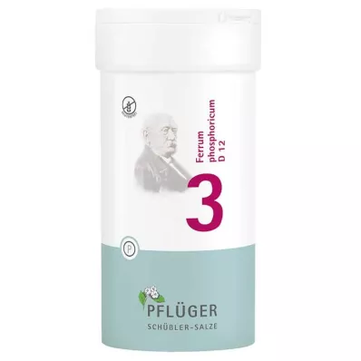 BIOCHEMIE Pflüger 3 Ferrum phosphoricum D 12 tabletes, 400 gab