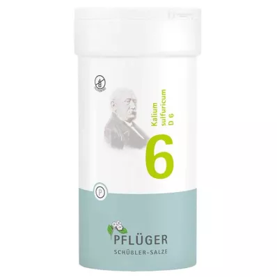 BIOCHEMIE Pflüger 6 Potassium sulfuricum D 6 tabletes, 400 gab