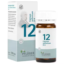 BIOCHEMIE Pflüger 12 Calcium sulfuricum D 6 tabletes, 100 gab