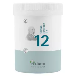 BIOCHEMIE Pflüger 12 Calcium sulfuricum D 6 tabletes, 1000 gab