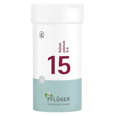 BIOCHEMIE Pflüger 15 Potassium iodatum D 6 tabletes, 400 kapsulas BIOCHEMIE Pflüger 15 Potassium iodatum D 6 tabletes, 400 kapsulas
