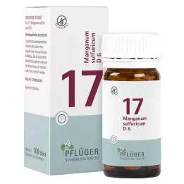 BIOCHEMIE Pflüger 17 Manganum sulfuricum D 6 tabletes, 100 gab