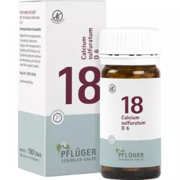 BIOCHEMIE Pflüger 18 Calcium sulfuratum D 6 tabletes, 100 gab