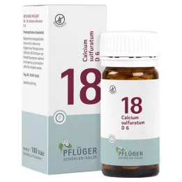 BIOCHEMIE Pflüger 18 Calcium sulfuratum D 6 tabletes, 100 gab