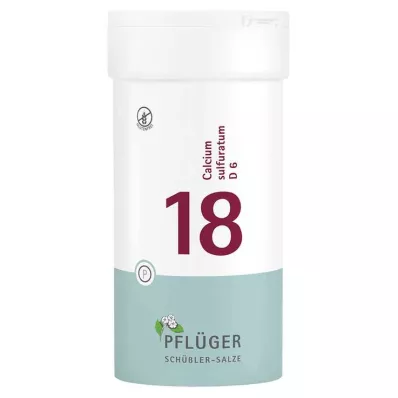 BIOCHEMIE Pflüger 18 Calcium sulfuratum D 6 tabletes, 400 gab