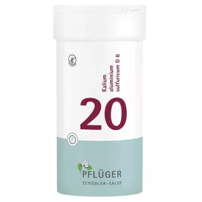 BIOCHEMIE Pflüger 20 Kālija alumin.sulfur.D 6 tabletes, 400 gab