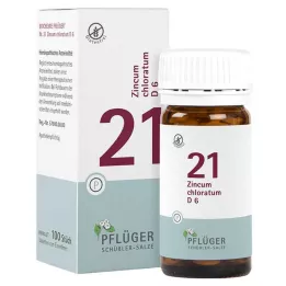 BIOCHEMIE Pflüger 21 Zincum chloratum D 6 tabletes, 100 gab