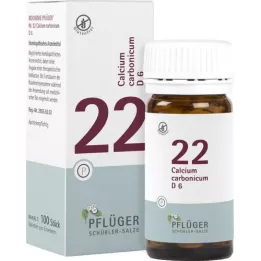 BIOCHEMIE Pflüger 22 Calcium carbonicum D 6 tabletes, 100 gab