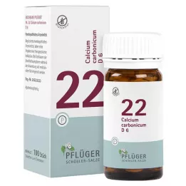 BIOCHEMIE Pflüger 22 Calcium carbonicum D 6 tabletes, 100 gab