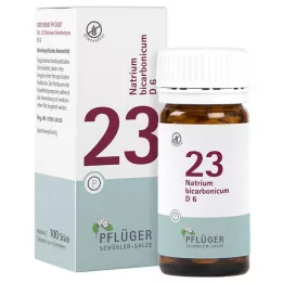BIOCHEMIE Pflüger 23 Natrium bicarbonicum D 6 tabletes, 100 gab