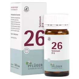 BIOCHEMIE Pflüger 26 Selēns D 6 tabletes, 100 kapsulas