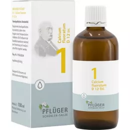 BIOCHEMIE Pflüger 1 Calcium fluoratum D 12 pilieni, 100 ml