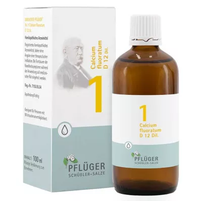 BIOCHEMIE Pflüger 1 Calcium fluoratum D 12 pilieni, 100 ml