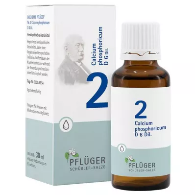 BIOCHEMIE Pflüger 2 Calcium phosphoricum D 6 Tro., 30 ml