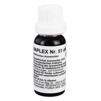 REGENAPLEX Nr.51 dN pilieni, 15 ml REGENAPLEX Nr.51 dN pilieni, 15 ml