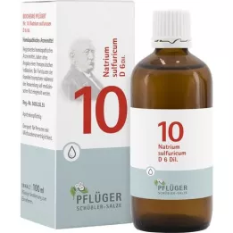 BIOCHEMIE Pflüger 10 Natrium sulfuricum D 6 pilieni, 100 ml