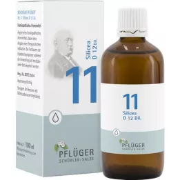 BIOCHEMIE Pflüger 11 Silicea D 12 pilieni, 100 ml