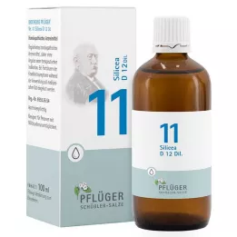 BIOCHEMIE Pflüger 11 Silicea D 12 pilieni, 100 ml