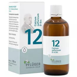 BIOCHEMIE Pflüger 12 Calcium sulfuricum D 6 piliens, 100 ml