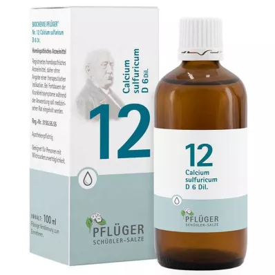 BIOCHEMIE Pflüger 12 Calcium sulfuricum D 6 piliens, 100 ml