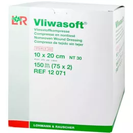VLIWASOFT Neaustie kompresi 10x20 cm sterili 4l, 150 gab