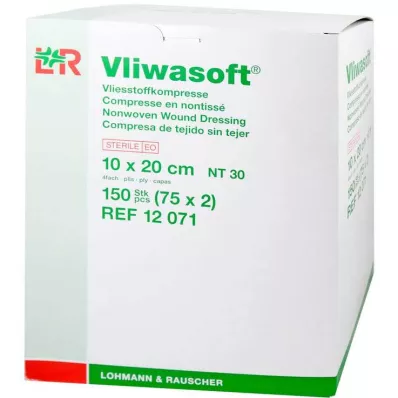 VLIWASOFT Neaustie kompresi 10x20 cm sterili 4l, 150 gab VLIWASOFT Neaustie kompresi 10x20 cm sterili 4l, 150 gab