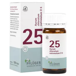 BIOCHEMIE Pflüger 25 Aurum chlorat.natron.D 6 Tab. 100 gab