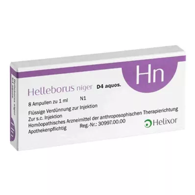 HELLEBORUS NIGER D 4 akvos. ampulas, 8 gab