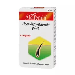 ALSIFEMIN Hair Active kapsulas plus, 30 kapsulas