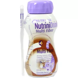 NUTRINIDRINK MultiFibre šokolādes garša, 200 ml