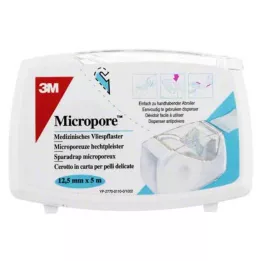 MICROPORE Flīsa plāksteris 1,25 cmx5 w.Abr.1530NP-0SD, 1 gab