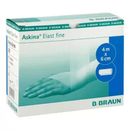 ASKINA Elast Fine pārsējs 6 cmx4 m vaļējs, 20 gab