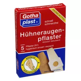 GOTHAPLAST Cornmed kukurūzas plāksteri 2x6 cm, 5 gab