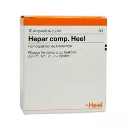 HEPAR COMP.Papēža ampulas, 10 gab